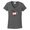 Ladies Heavy Cotton ™ 100% Cotton V Neck T Shirt Thumbnail