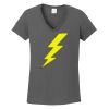 Ladies Heavy Cotton ™ 100% Cotton V Neck T Shirt Thumbnail