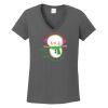 Ladies Heavy Cotton ™ 100% Cotton V Neck T Shirt Thumbnail