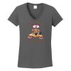 Ladies Heavy Cotton ™ 100% Cotton V Neck T Shirt Thumbnail