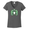 Ladies Heavy Cotton ™ 100% Cotton V Neck T Shirt Thumbnail