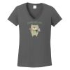 Ladies Heavy Cotton ™ 100% Cotton V Neck T Shirt Thumbnail