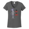 Ladies Heavy Cotton ™ 100% Cotton V Neck T Shirt Thumbnail