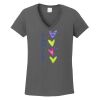 Ladies Heavy Cotton ™ 100% Cotton V Neck T Shirt Thumbnail