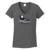 Ladies Heavy Cotton ™ 100% Cotton V Neck T Shirt Thumbnail