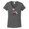 Ladies Heavy Cotton ™ 100% Cotton V Neck T Shirt Thumbnail
