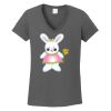 Ladies Heavy Cotton ™ 100% Cotton V Neck T Shirt Thumbnail