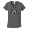 Ladies Heavy Cotton ™ 100% Cotton V Neck T Shirt Thumbnail