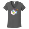 Ladies Heavy Cotton ™ 100% Cotton V Neck T Shirt Thumbnail