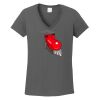 Ladies Heavy Cotton ™ 100% Cotton V Neck T Shirt Thumbnail