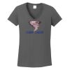 Ladies Heavy Cotton ™ 100% Cotton V Neck T Shirt Thumbnail