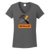 Ladies Heavy Cotton ™ 100% Cotton V Neck T Shirt Thumbnail