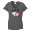Ladies Heavy Cotton ™ 100% Cotton V Neck T Shirt Thumbnail