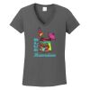 Ladies Heavy Cotton ™ 100% Cotton V Neck T Shirt Thumbnail