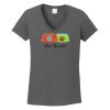 Ladies Heavy Cotton ™ 100% Cotton V Neck T Shirt Thumbnail