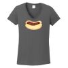 Ladies Heavy Cotton ™ 100% Cotton V Neck T Shirt Thumbnail