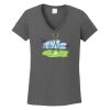 Ladies Heavy Cotton ™ 100% Cotton V Neck T Shirt Thumbnail