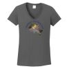 Ladies Heavy Cotton ™ 100% Cotton V Neck T Shirt Thumbnail