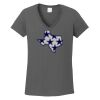 Ladies Heavy Cotton ™ 100% Cotton V Neck T Shirt Thumbnail