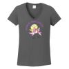 Ladies Heavy Cotton ™ 100% Cotton V Neck T Shirt Thumbnail