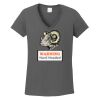 Ladies Heavy Cotton ™ 100% Cotton V Neck T Shirt Thumbnail