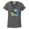 Ladies Heavy Cotton ™ 100% Cotton V Neck T Shirt Thumbnail