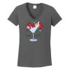 Ladies Heavy Cotton ™ 100% Cotton V Neck T Shirt Thumbnail