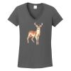 Ladies Heavy Cotton ™ 100% Cotton V Neck T Shirt Thumbnail