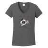 Ladies Heavy Cotton ™ 100% Cotton V Neck T Shirt Thumbnail