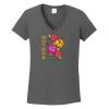 Ladies Heavy Cotton ™ 100% Cotton V Neck T Shirt Thumbnail