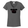 Ladies Heavy Cotton ™ 100% Cotton V Neck T Shirt Thumbnail