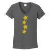 Ladies Heavy Cotton ™ 100% Cotton V Neck T Shirt Thumbnail