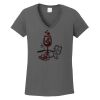 Ladies Heavy Cotton ™ 100% Cotton V Neck T Shirt Thumbnail