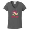 Ladies Heavy Cotton ™ 100% Cotton V Neck T Shirt Thumbnail