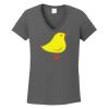 Ladies Heavy Cotton ™ 100% Cotton V Neck T Shirt Thumbnail