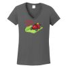 Ladies Heavy Cotton ™ 100% Cotton V Neck T Shirt Thumbnail