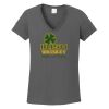 Ladies Heavy Cotton ™ 100% Cotton V Neck T Shirt Thumbnail
