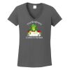 Ladies Heavy Cotton ™ 100% Cotton V Neck T Shirt Thumbnail