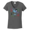 Ladies Heavy Cotton ™ 100% Cotton V Neck T Shirt Thumbnail