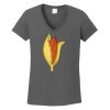 Ladies Heavy Cotton ™ 100% Cotton V Neck T Shirt Thumbnail