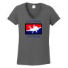 Ladies Heavy Cotton ™ 100% Cotton V Neck T Shirt Thumbnail