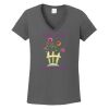 Ladies Heavy Cotton ™ 100% Cotton V Neck T Shirt Thumbnail