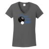 Ladies Heavy Cotton ™ 100% Cotton V Neck T Shirt Thumbnail