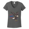 Ladies Heavy Cotton ™ 100% Cotton V Neck T Shirt Thumbnail