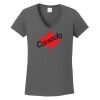 Ladies Heavy Cotton ™ 100% Cotton V Neck T Shirt Thumbnail