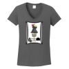 Ladies Heavy Cotton ™ 100% Cotton V Neck T Shirt Thumbnail