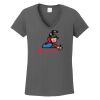 Ladies Heavy Cotton ™ 100% Cotton V Neck T Shirt Thumbnail