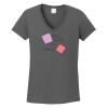 Ladies Heavy Cotton ™ 100% Cotton V Neck T Shirt Thumbnail