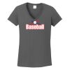 Ladies Heavy Cotton ™ 100% Cotton V Neck T Shirt Thumbnail