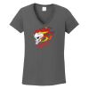 Ladies Heavy Cotton ™ 100% Cotton V Neck T Shirt Thumbnail